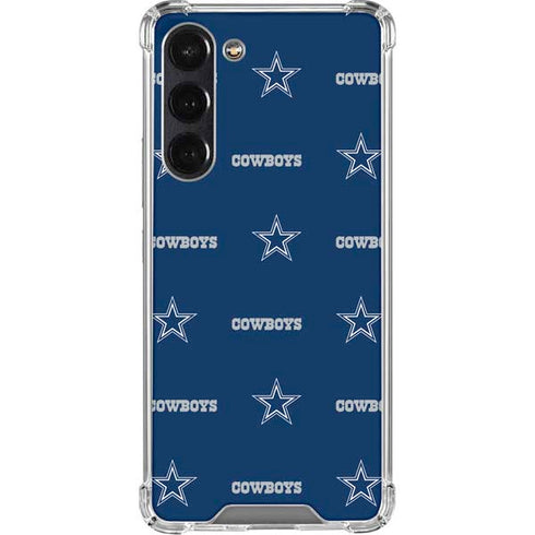 NFL Dallas Cowboys Blitz Series Galaxy S24 FE Clear Case
